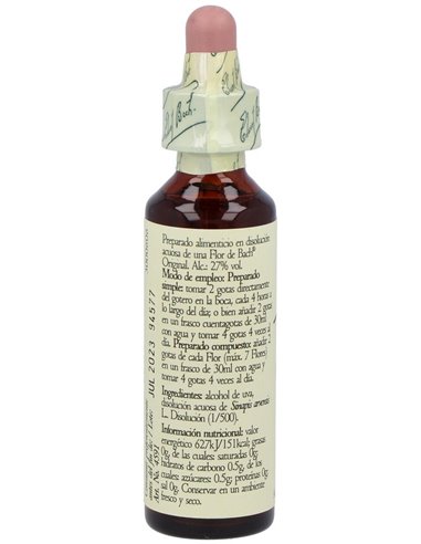 Flores Bach Mustard Mostaza 20Ml. de Flores Bach Original