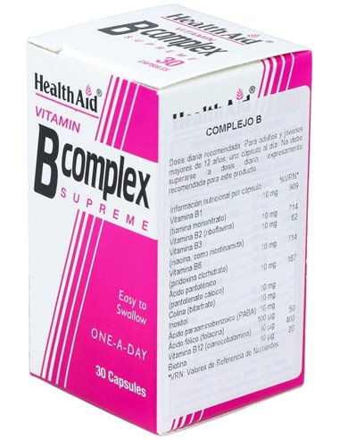 Complejo B 30 Cáps de Health Aid
