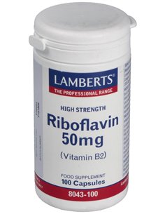 Riboflavina 50 mg (Vitamina B2) de Lamberts