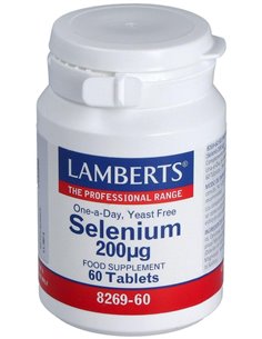 Selenio 200 µg (Como L-Selenometionina) 60 Tabs. de Lamberts