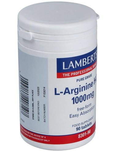 L-Arginina HCl 1000 mg de Lamberts
