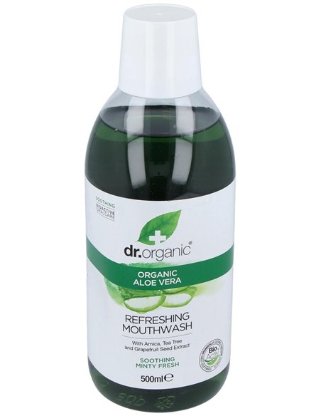 Enjuague Bucal Aloe Vera Organico 500Ml. de Dr. Organic