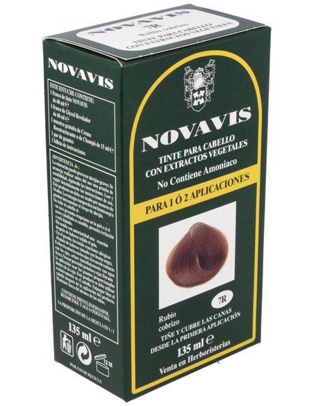 Tinte Novavis 7R Rubio Cobrizo 135Ml. de Novavis