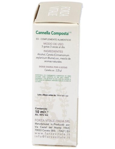 Canela Composta (Plata) Metal Espagirico 10Ml. de Forza Vitale