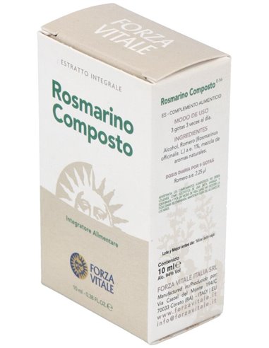Rosmarino Composto (Plomo) Metal Espagirico 10Ml. de Forza Vitale