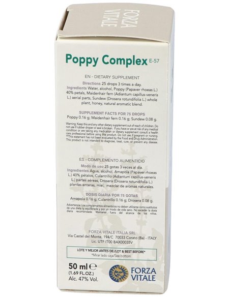 Rosolaccio Composto Extracto 50Ml. de Forza Vitale