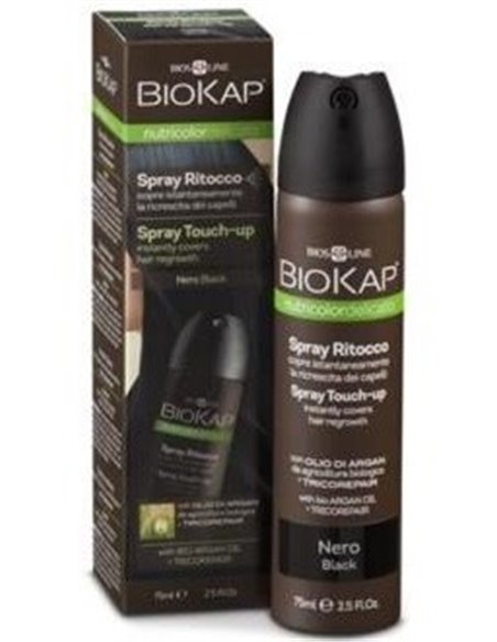 Spray Retoque Negro 75Ml. de Biokap