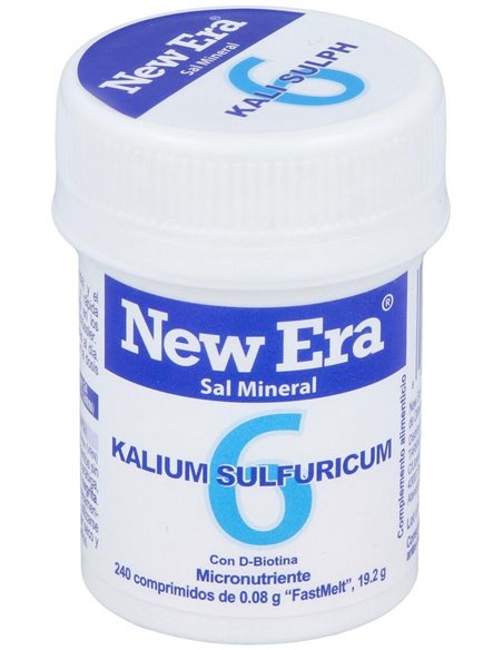 Sal Schussler Nº6 Kalium Sulfuricum 240Comp. de New Era