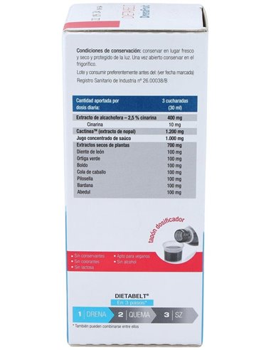 Dietabelt Drenafruit 240Ml. de Santiveri