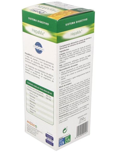 Hepamix (Hepatico-Biliar) Jarabe 250Ml de Dietisa (Dielisa)