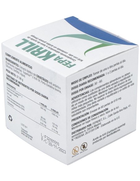 Fepa-Krill 500Mg. 60Perlas de Fepadiet