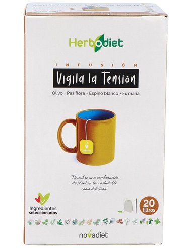 Herbodiet Vigila La Tensión Envase de 20 bolsitas filtro de 1,5 g. de Novadiet