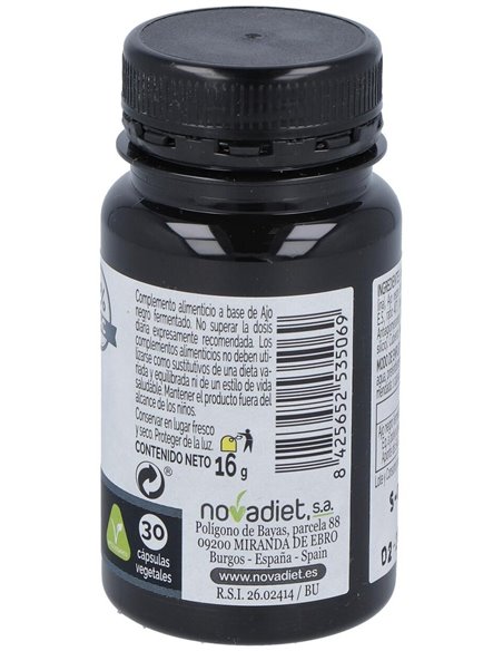 Ajo Negro 30Cap. Elementales de Novadiet