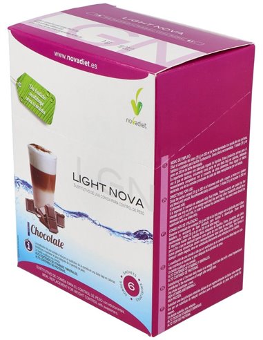 Light Nova Batido Chocolate 6Sbrs. de Novadiet