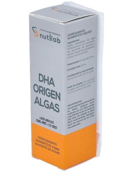 Dha Origen Algas 30Ml. de Nutilab