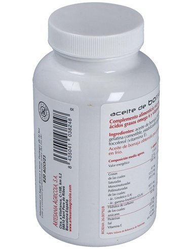 Aceite Borraja Plantis 120 Cap de Artesania