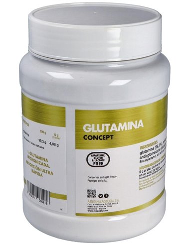 Glutamina Concept 500Gr. de Mega Plus