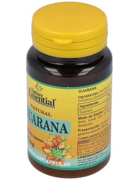 Guarana 600Mg. 50Cap. de Nature Essential