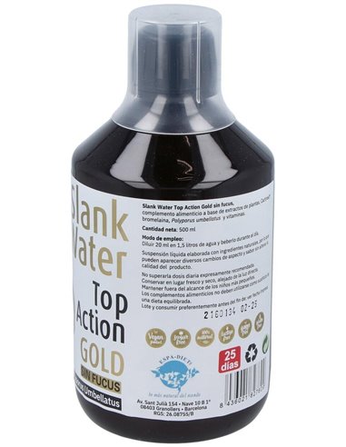 Slank Water Top Action Gold Sin Fucus 500Ml. de Espadiet