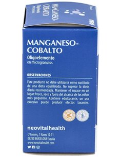 Manganeso-Cobalto Microgranulos Neo 50Cap. de Neo