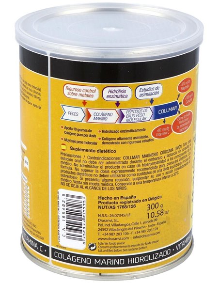 Collmar Magnesio Curcuma Limon 300G Drasanvi