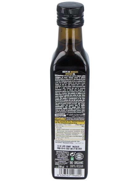 Aceite De Aguacate 250Ml. Bio de Naturgreen