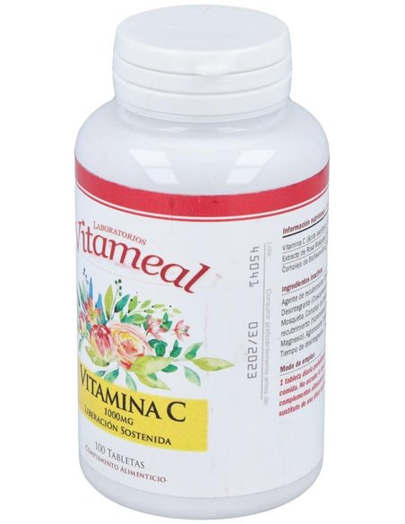 Vitamina C 1000Mg. Liberacion Sostenida 100Comp. de Vitameal