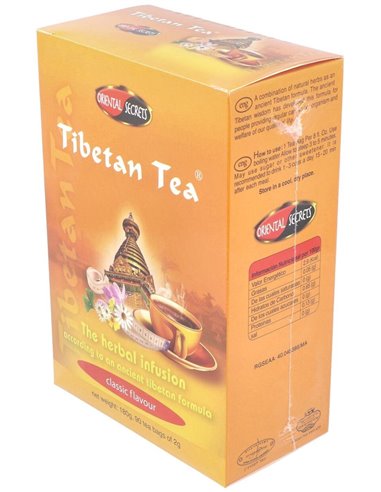 Tibetan Tea Sabor Natural 90Sbrs. de Tibetan Tea