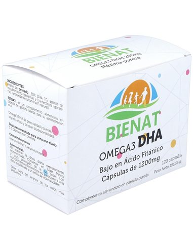 Bienat Dha Omega 3 1000Mg 120Cap. de Bienat