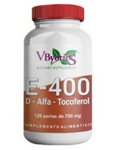 Vitamina E 400 120Perlas de Vbyotics