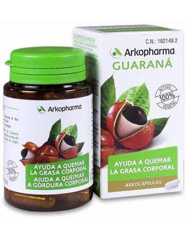 Guarana 40Arkocapsulas. Bio de Arkopharma