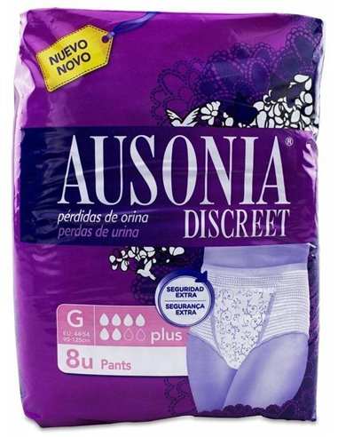 Ausonia Discreet Pants Plus Talla G 8Ud. de Ausonia