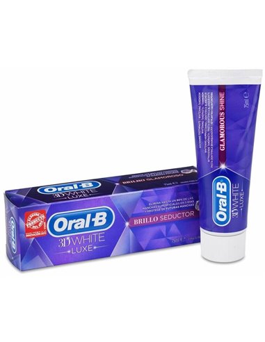 Pasta 3D White Luxe Brillo Seductor 75Ml. de Oral-B