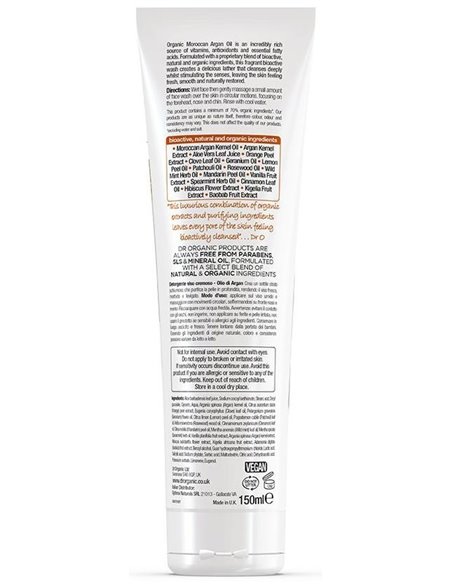 Limpiador Facial Piel Normal-Seca Argan 150Ml de Dr. Organic