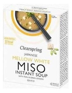Sopa De Miso Y Tofu Suave (4X10G) de Clearspring