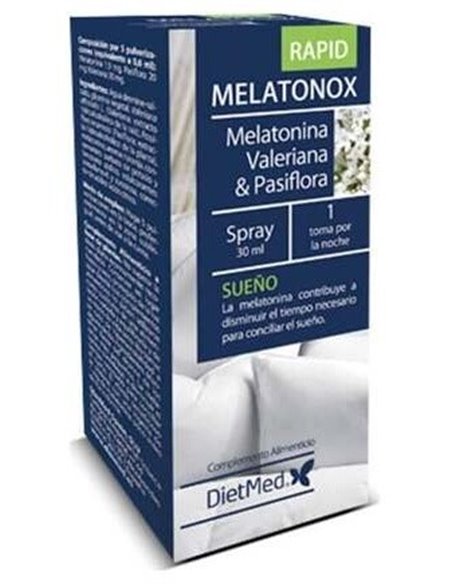 Melatonox Rapid  Bucodispersables 30 Comprimidos De Dietmed