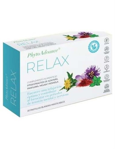 Phytoadvance Relax 30Pastillas Masticables. de Phytoadvance