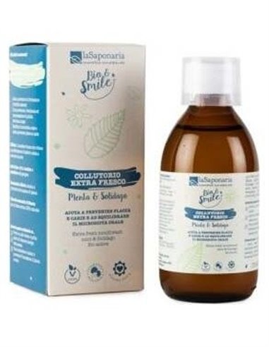 Enjuage Bucal Menta Extra Fresco-Solidago 250Ml. de La Saponaria