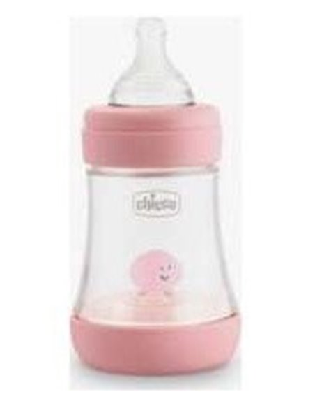 Biberon Perfect5 0 M + 150 Ml Sil Rosa** de Chicco