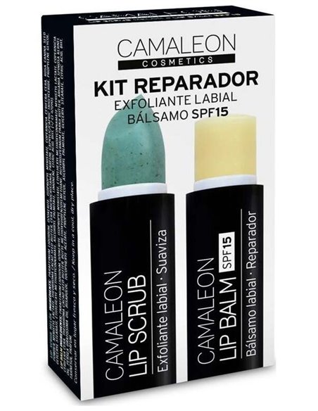 Camaleon Kit Reparador Labial+Exfoliante Melon. de Camaleon Cosmetics