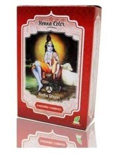Henna Polvo Castaño Cobrizo 100Gr. de Radhe Shyam