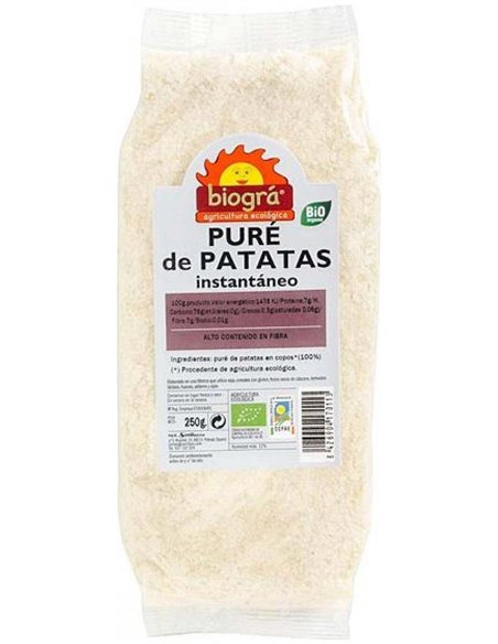 Pure De Patatas Instantaneo 250Gr. Bio de Biogra