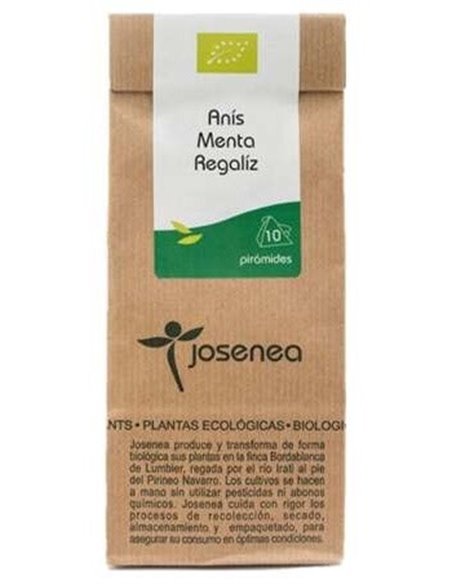 Anis Menta Regaliz Bolsa 10Sbrs. de Josenea
