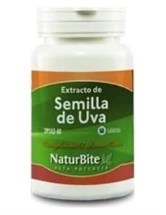 Extracto de Semillas de Uva 50mg, 60 Tabl. de NaturBite