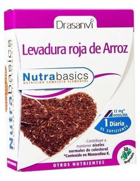 Levadura Arroz Rojo (2,9 Mg Monacolina K) Coenzima Q10 30 Capsulas Drasanvi