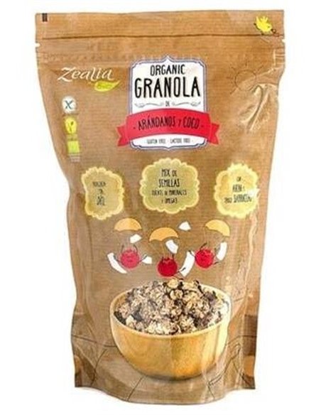 Granola De Arandanos Y Coco 300Gr. Bio Sg Vegan de Zealia