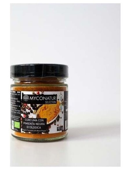 Curcuma+Pimienta 90Gr. Eco de Myconatur