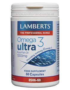 Omega 3 Ultra (Aceite de Pescado puro 1300 mg) 60 Caps. de Lamberts 2