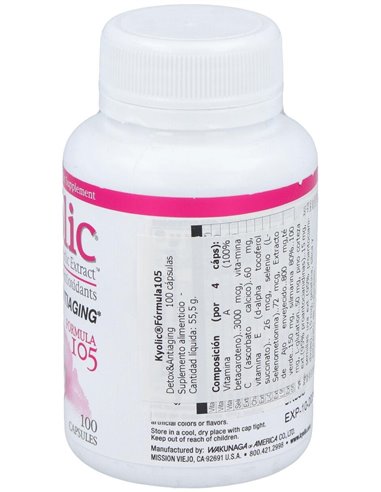 Kyolic Formula 105 Detox 100Cap. de Universo Natural