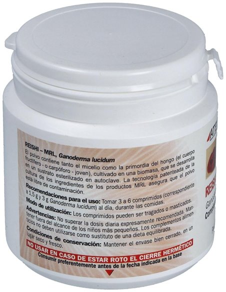 Reishi-Ganoderma-Mrl 500Mg. 90Comp. de Atena